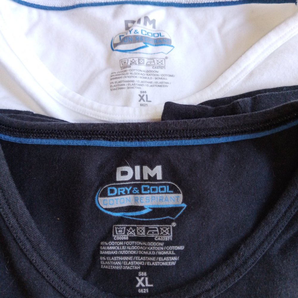 2 Men's DIM Moisture wicking Tee's